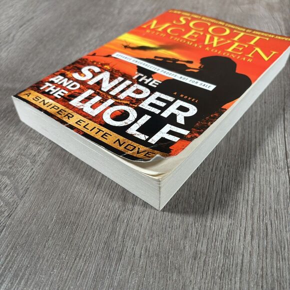 THE SNIPER AND THE WOLF Scott Mcewen Uncorrected Copy Advanced Reader’s Copy - Picture 2 of 4